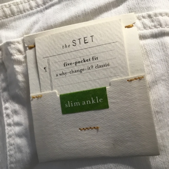 Anthropologie White Jeans - Picture 2 of 4